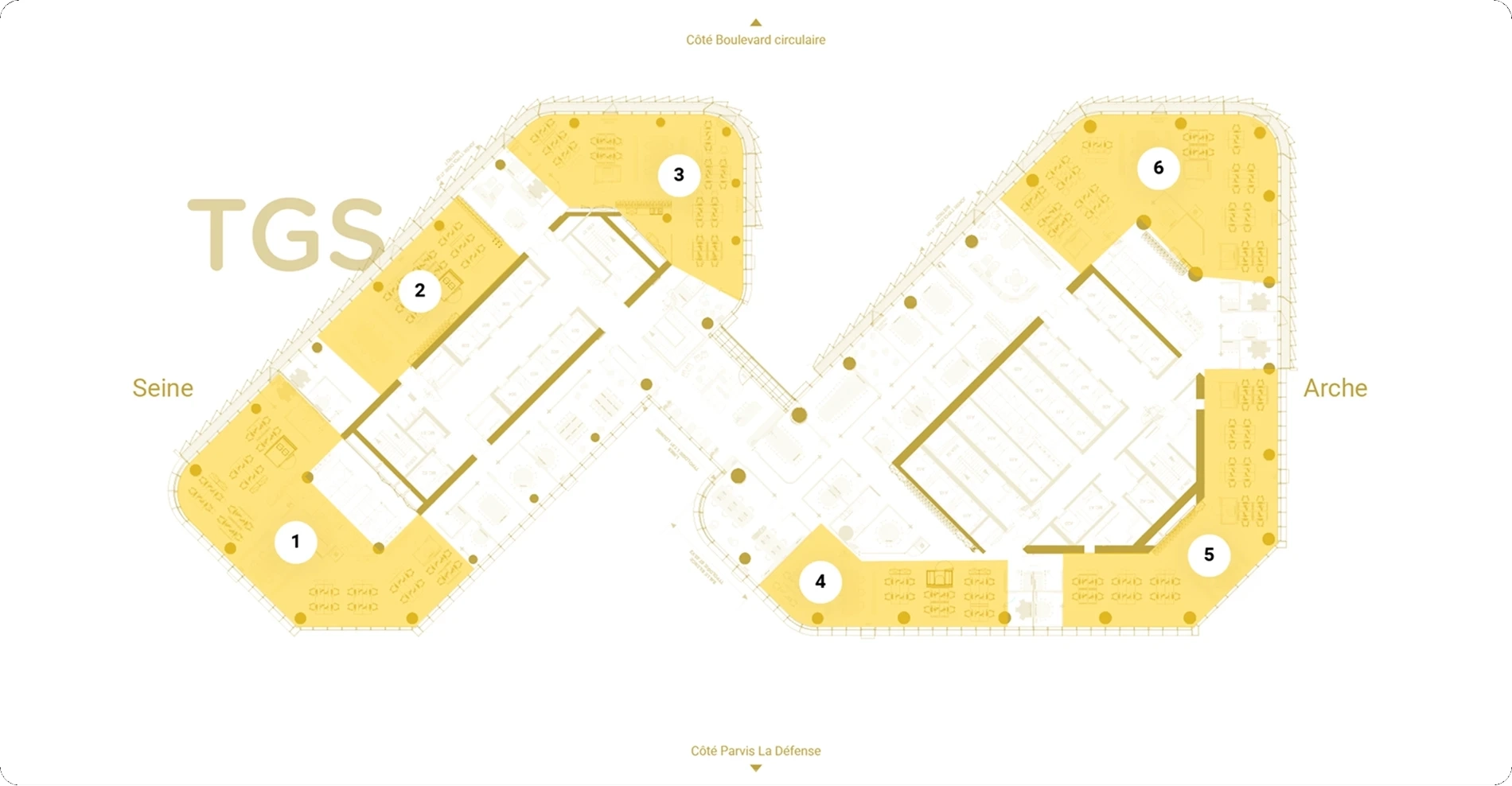 Plan de l'étage R+8