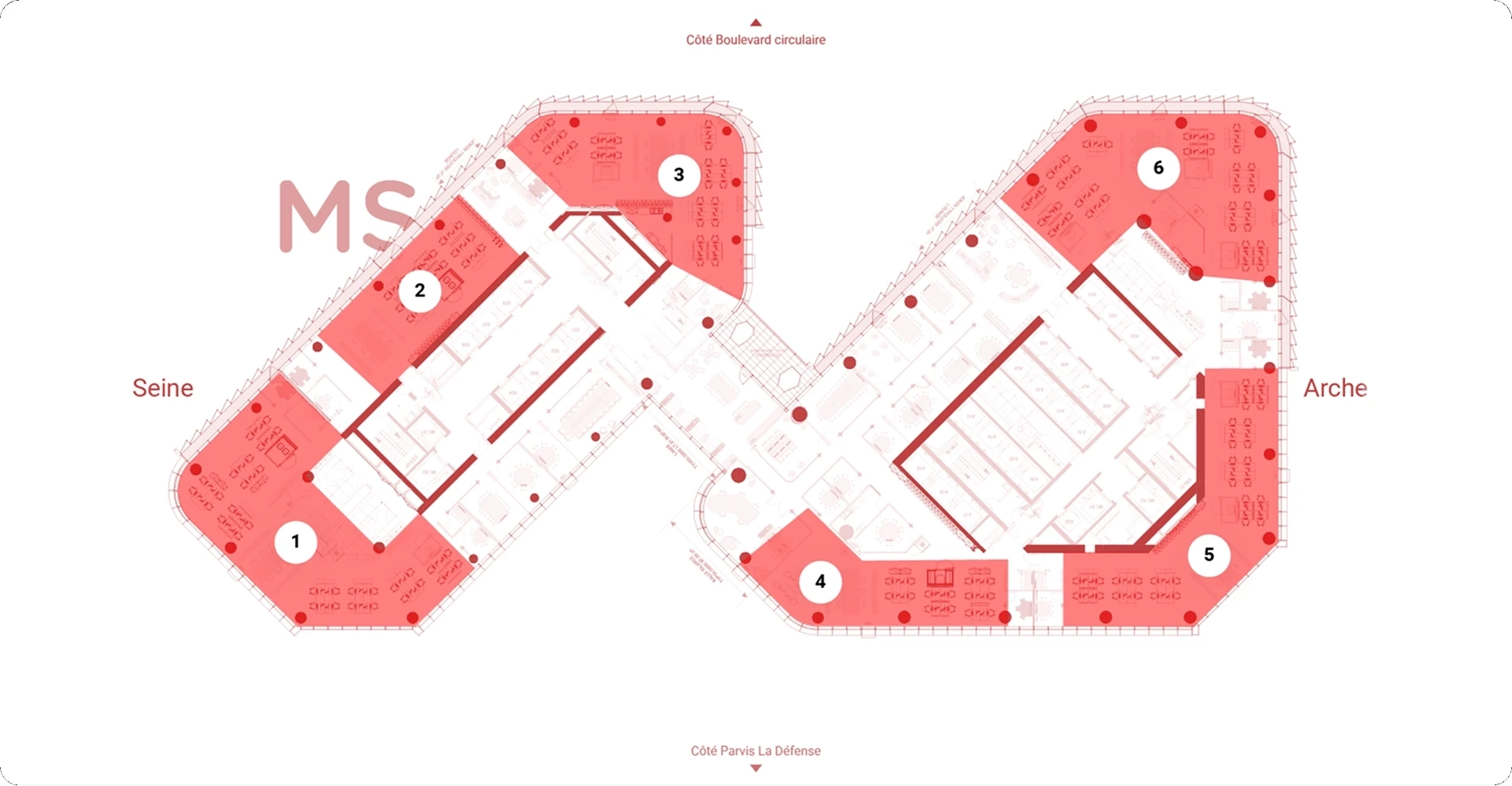 Plan de l'étage R+31